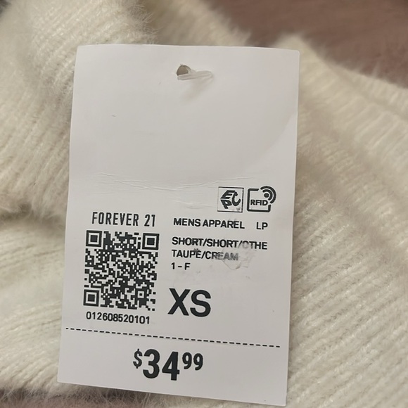 Forever 21 men’s apparel shorts extra small taupe/cream - Picture 8 of 8